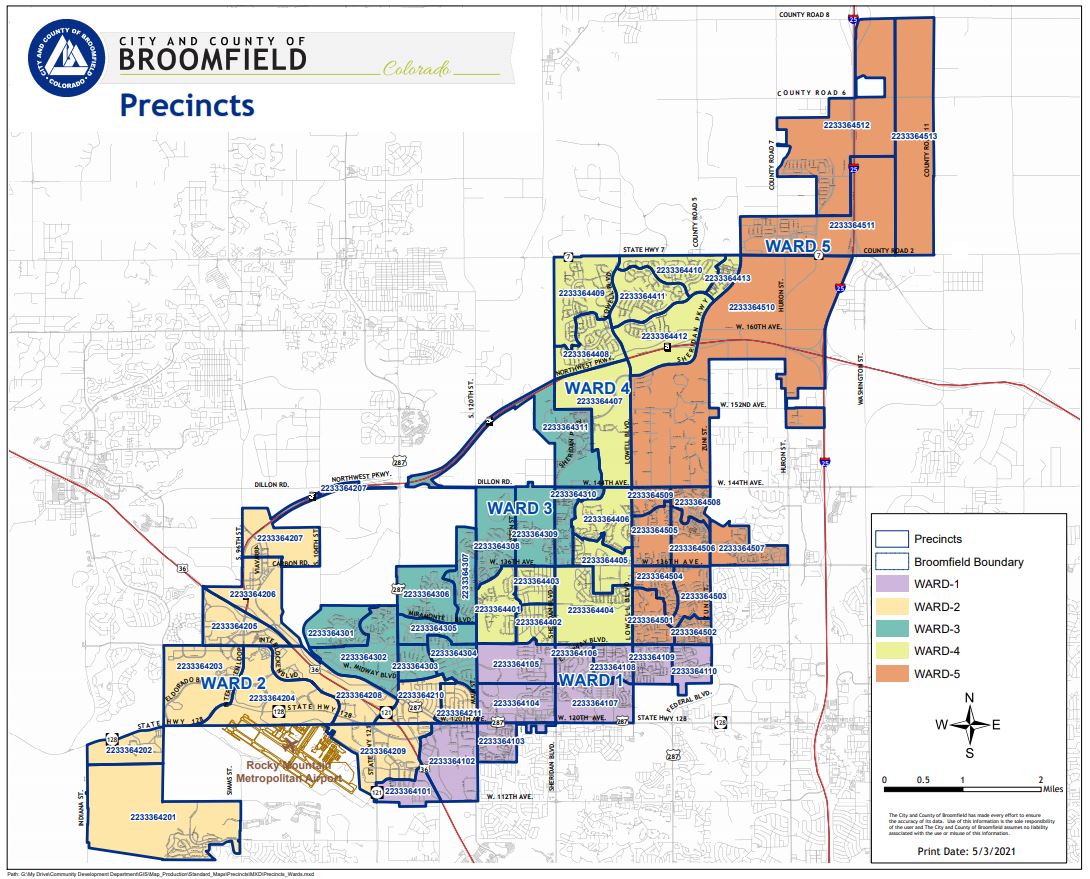 Broomfield Colorado Zip Code Map - Map